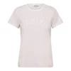 Haute L'Amitié Neckline Logo Tee Iced Rose